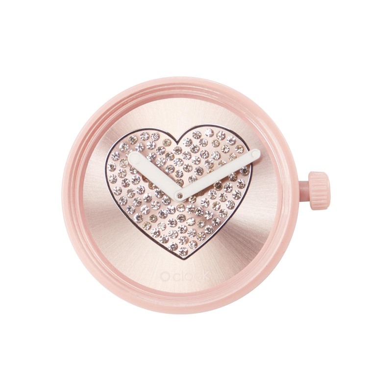 Meccanismo O Clock Sparkling heart cipria per orologio O Bag