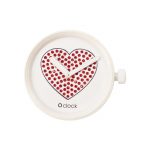 Meccanismo O Clock Sparkling heart rosso per orologio O Bag