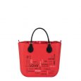 O Bag Rossa San Valentino 2019 con manici corti prezzo 132 euro