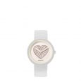 Orologio O Clock bianco con meccanismo cuore bianco 2019