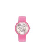 Orologio O Clock pink con meccanismo cuore cipria 2019