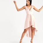 Abito da cerimonia con gonna asimmetrica Rinascimento estate 2019