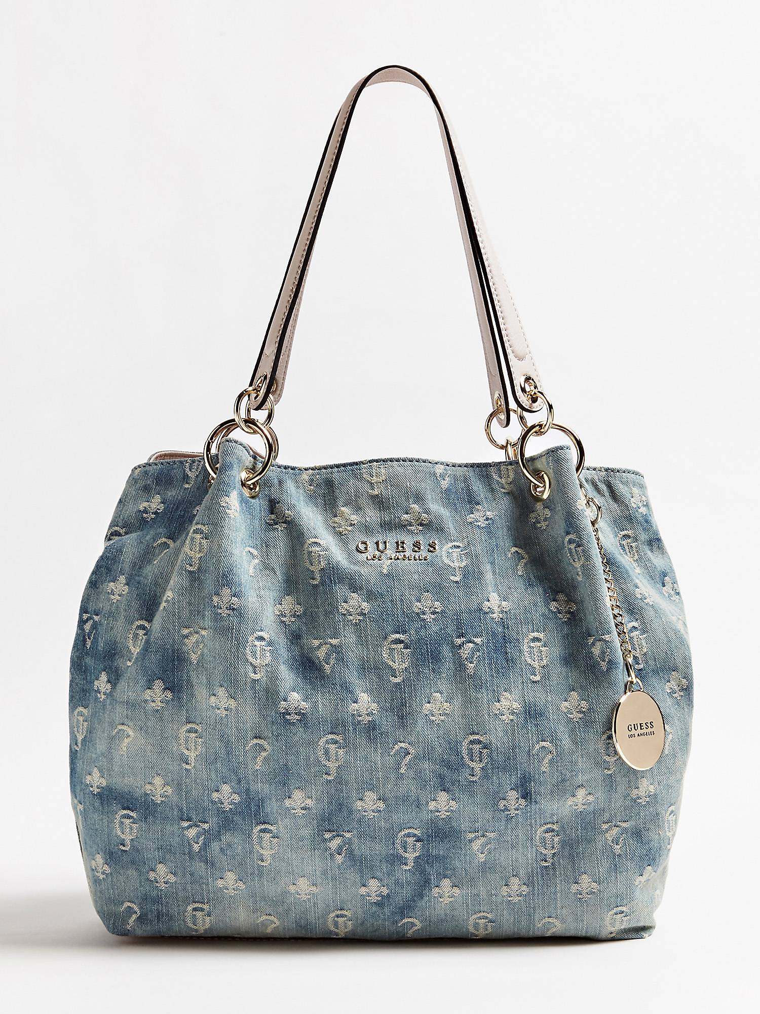 Borsa a spalla in denim Guess estate 2019 prezzo 159 euro