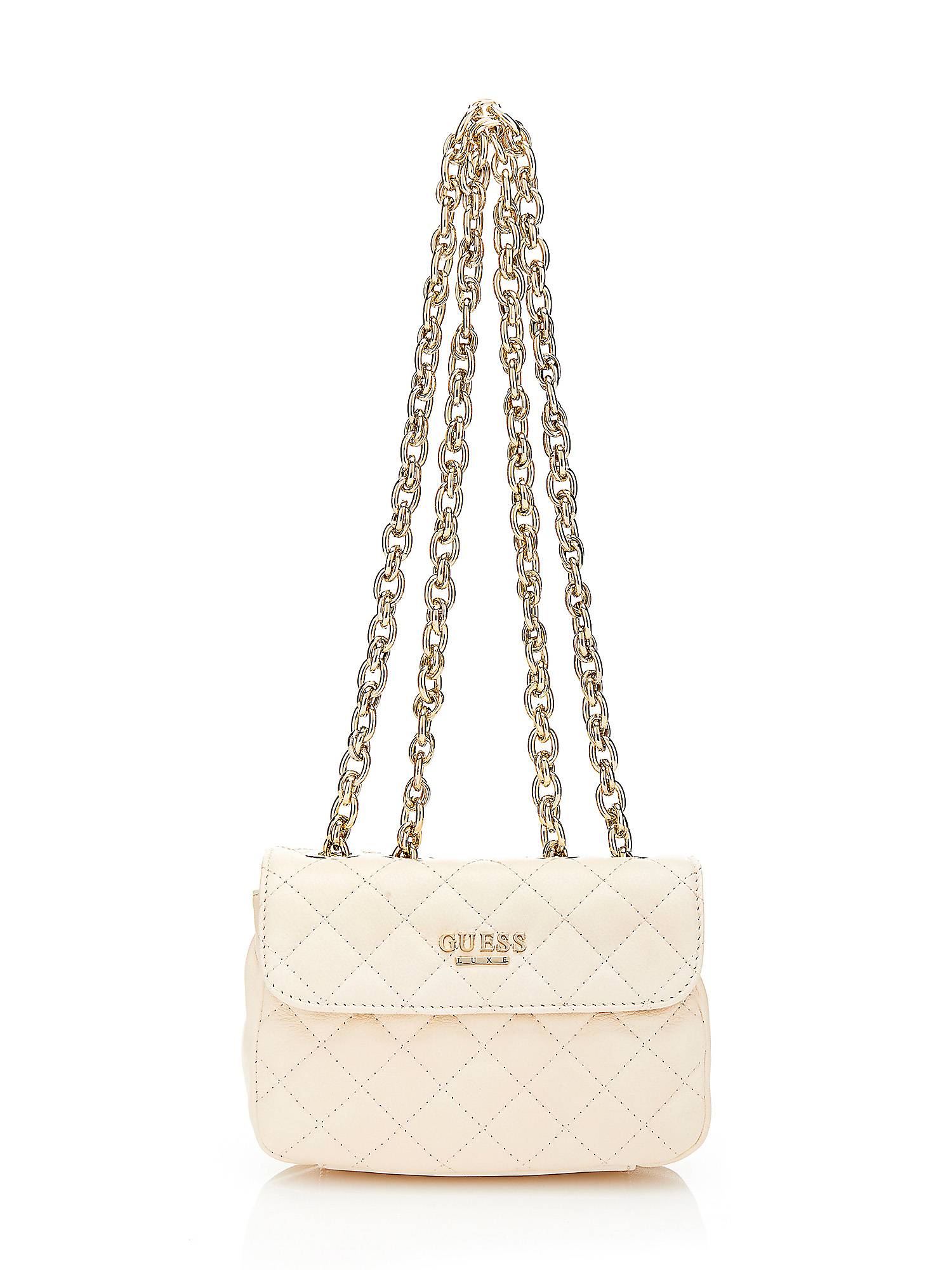 Mini bag Guess in vera pelle trapuntata estate 2019 prezzo 160 euro