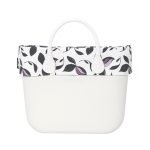 Nuovo Bordo Borsa O Bag in tessuto fantasia iris primavera estate 2019