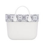 O bag bordo in sangallo floreale estate 2019