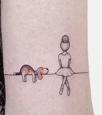 Tatuaggio bracciale donna