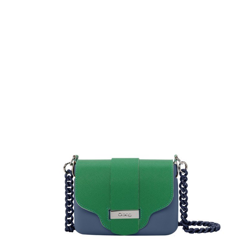 Nuova Borsa O Pocket con tracolla a catena in plexiglass prezzo 92 euro