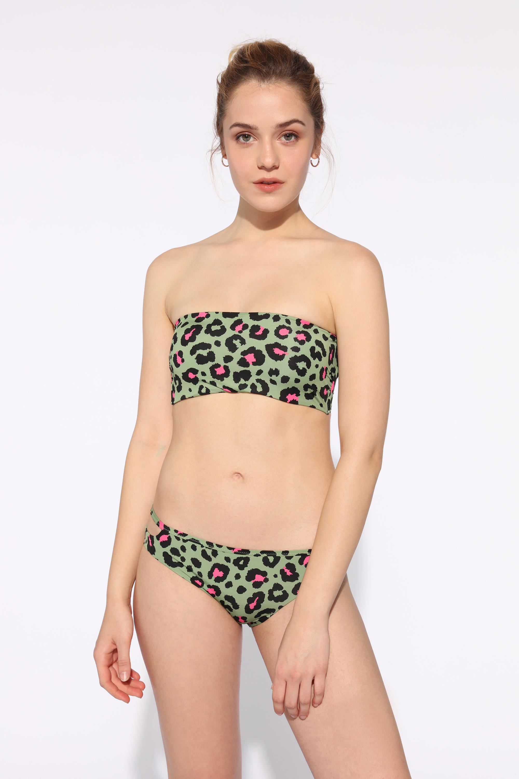 Bikini a fascia animalier estate 2019 Tezenis