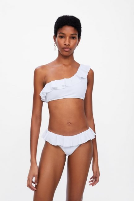 Costume da bagno con volant Zara estate 2019 Costume da bagno con volant Zara estate 2019