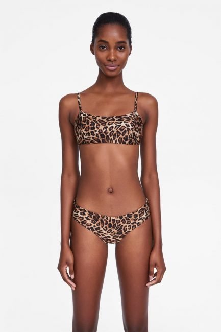 Costume da bagno stampa animalier Zara estate 2019 Costume da bagno stampa animalier Zara estate 2019