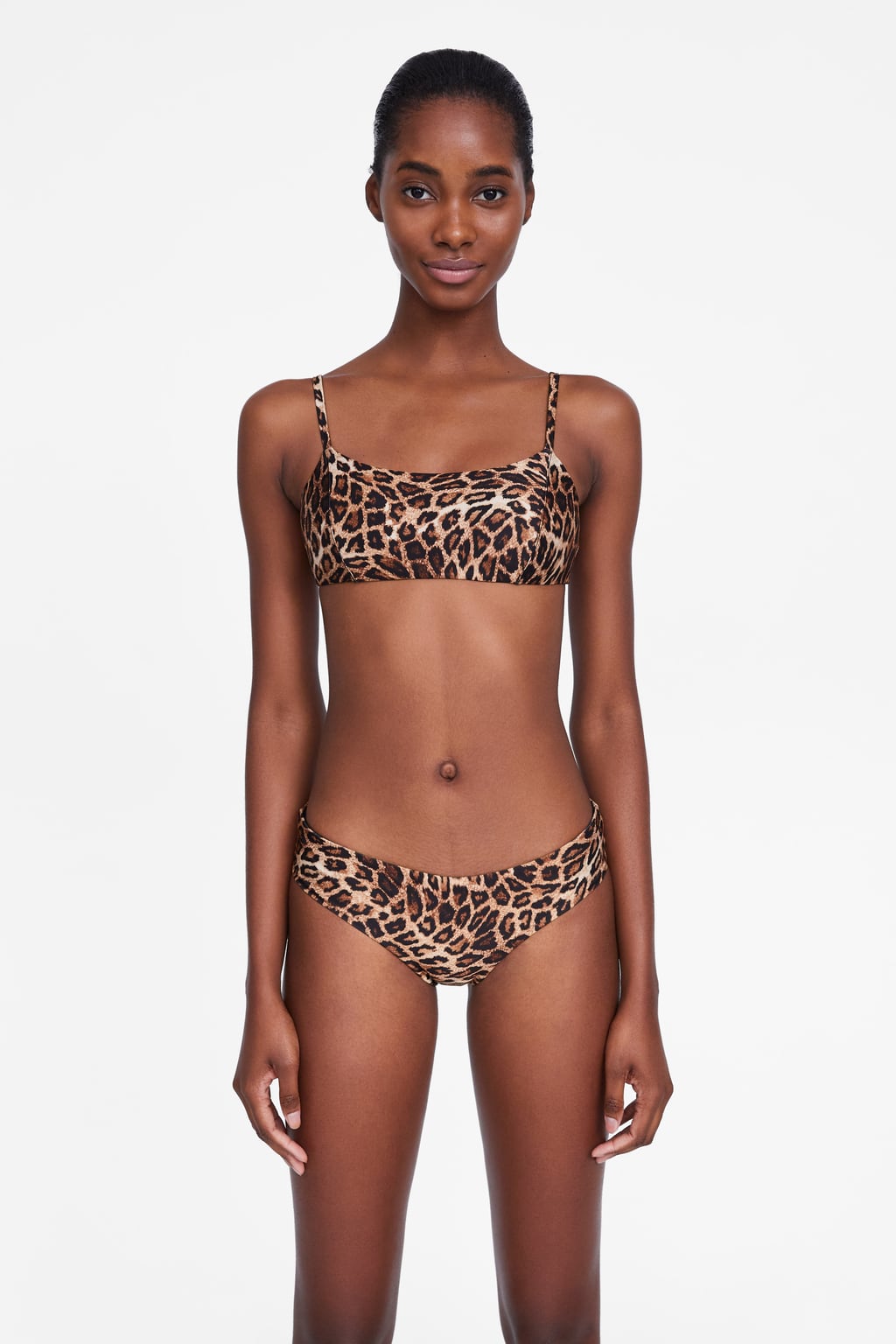 Costume da bagno stampa animalier Zara estate 2019