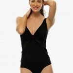 Costume intero nero con inserti in rete Lovable estate 2019