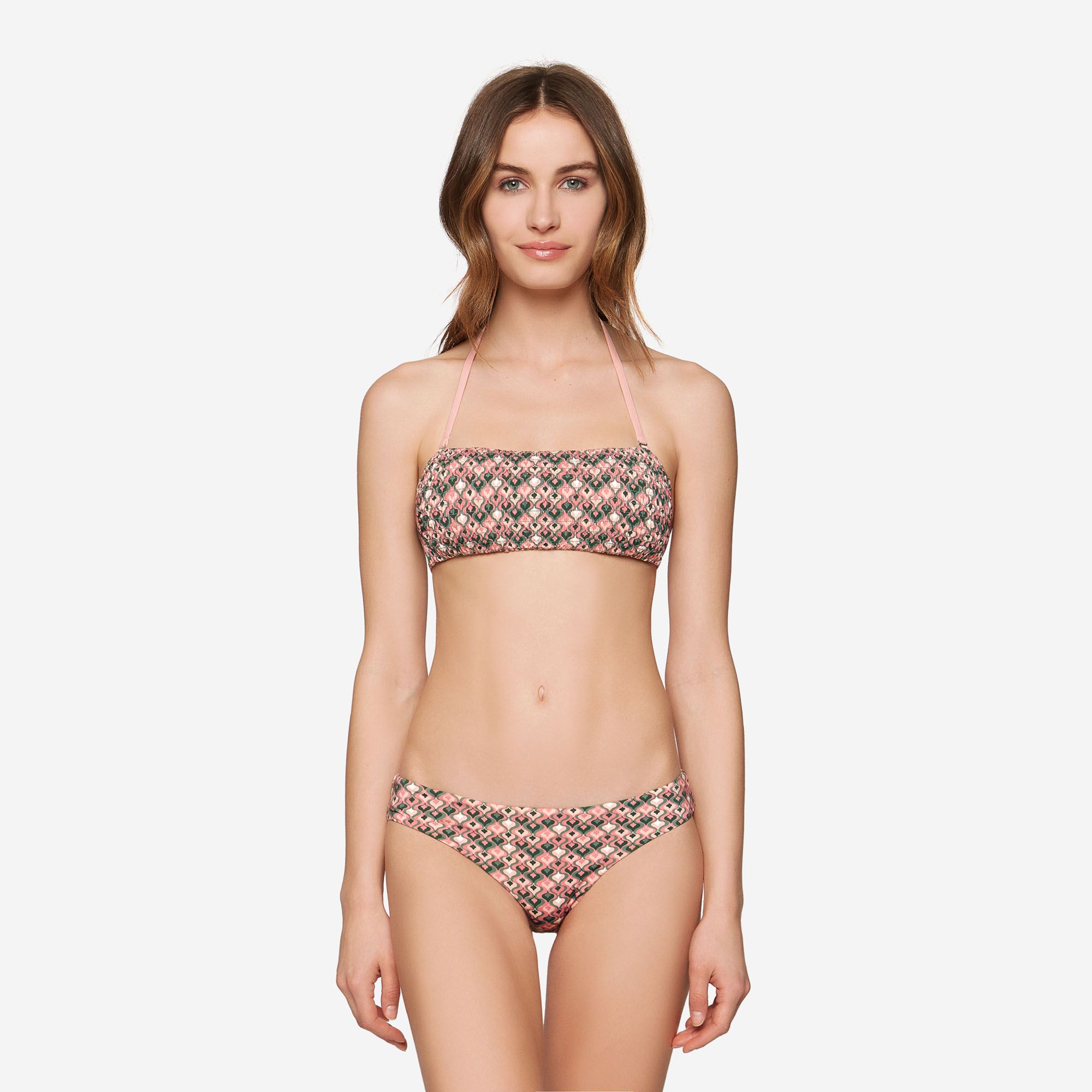 Bikini a fascia stampa anni 70 Goldenpoint estate 2019