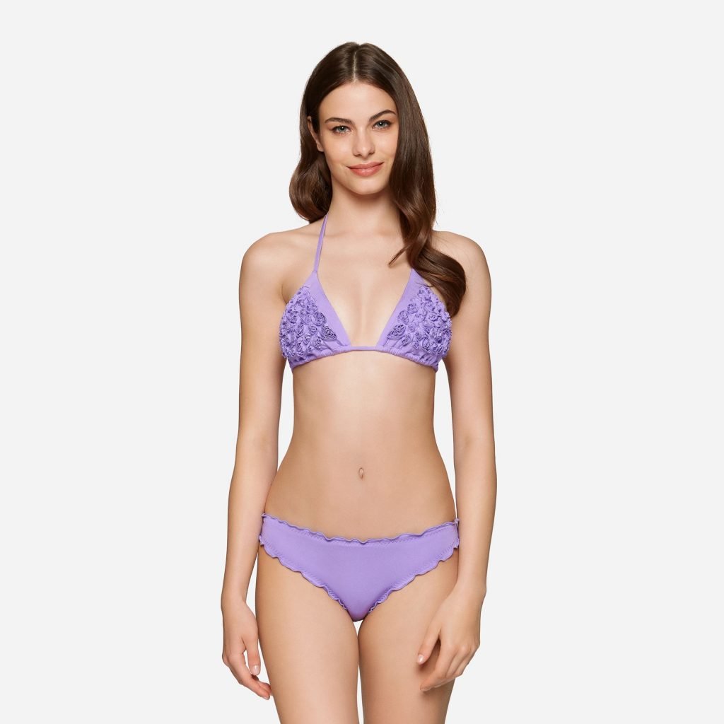 Svanco Costume da Bagno Donna Bikini Set Push Up Imbottito Costumi Mare