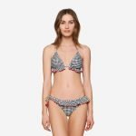 Bikini con reggiseno a triangolo e brasiliana fantasia vichy Goldenpoint 2019