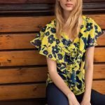 Blusa a maniche corte Nara Camicie estate 2019
