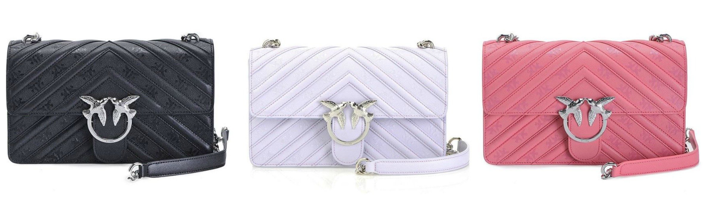 Borsa Pinko Love bag Stripes 2019