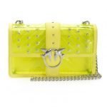 Borsa a tracolla Pinko Love Bag Plastic in PVC estate 2019