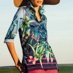 Camicetta Nara Camicie stampa tropicale primavera estate 2019