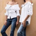 Camicetta e blusa con le spalle scoperte primavera estate 2019