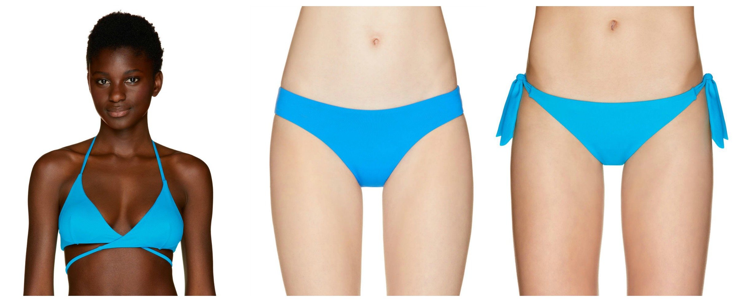 Costume da bagno Benetton con reggiseno a triangolo incrociato 2019