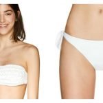 Costume da bagno a fascia Benetton con slip brasiliana 2019