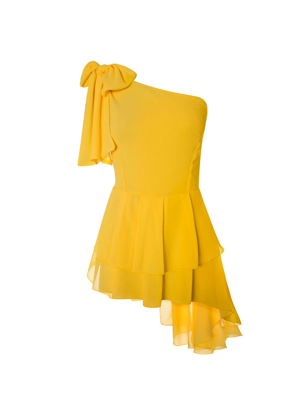 Elegante Top monospalla giallo Nara Camicie estate 2019