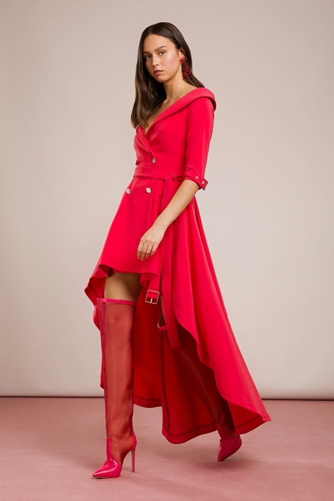 Vestito Donna Bodycon Sexy Con Scollo A V - Abito Corto Senza Maniche Per Party E Cerimonie - Foto 10