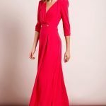 Elegante abito lungo da cerimonia Elisabetta Franchi collezione primavera 2019