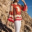 Maglia con le maniche a campana in fantasia foulard Nara Camicie s s 2019