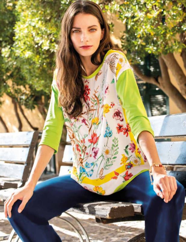 Nara Camicie Maglia stampa floreale catalogo primavera estate 2019