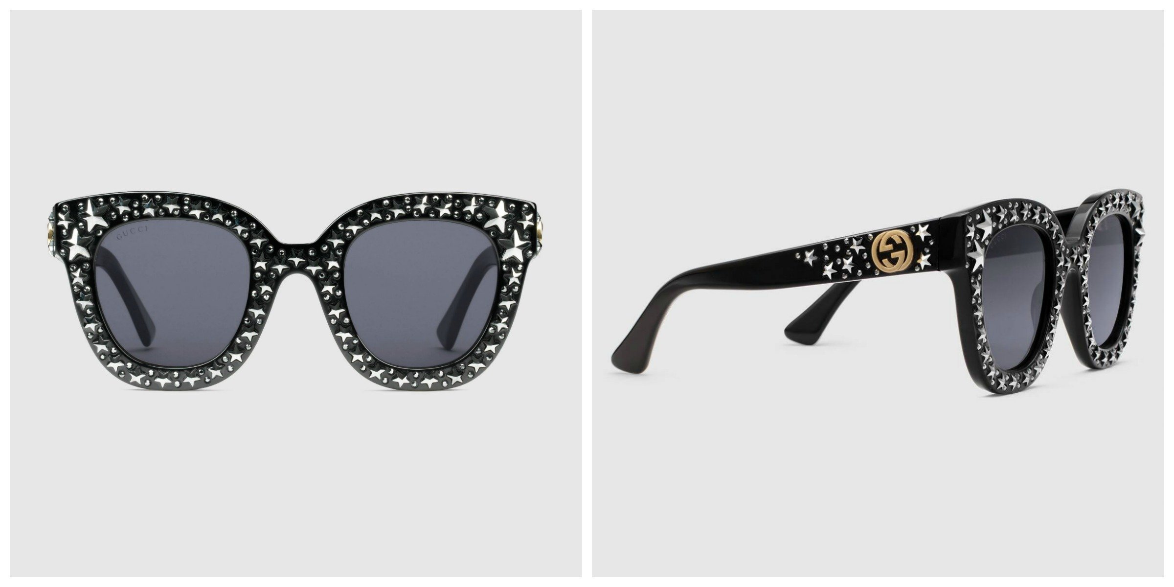 Occhiali da sole Gucci donna con stelle estate 2019