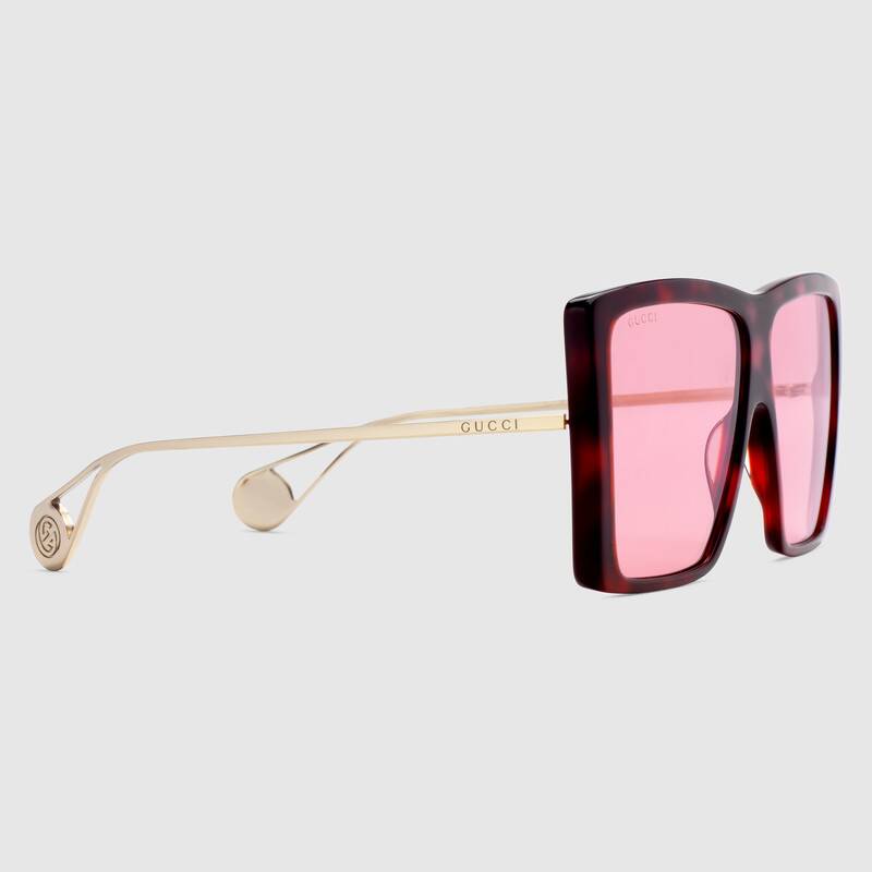 Occhiali da sole squadrati Gucci donna estate 2019 prezzo 330 euro