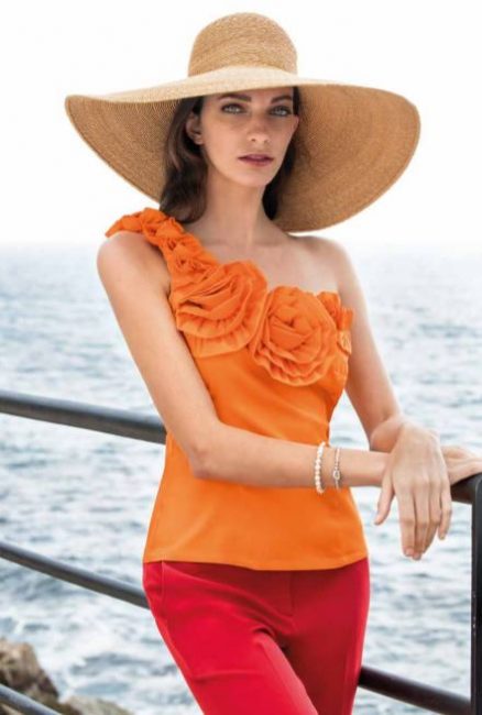 Top monospalla Nara Camicie estate 2019 Top monospalla Nara Camicie estate 2019