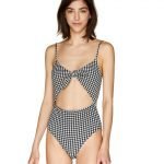 Undercolors of Benetton costume intero vichy 2019