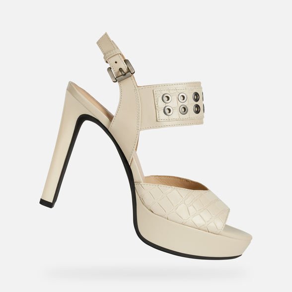 Geox sandali con tacco alto e plateau estate 2019