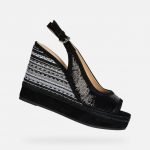 Sandali Geoc con zeppa e paillettes estate 2019