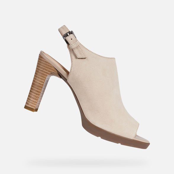 Sandali con tacco alto Geox catalogo estate 2019