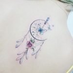Tatuaggio Acchiappasogni con farfalle