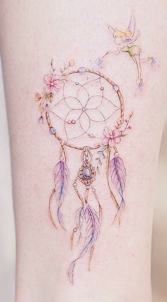 Tatuaggio Acchiappasogni donna