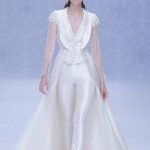 Abito da sposa con pantaloni Carlo Pignatelli 2020