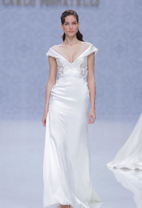 Abito da sposa scivolato Carlo Pignatelli 2020