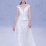 Vestito da sposa con corpetto stringato Carlo Pignatelli 2020