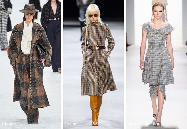 Abbigliamento in tweed moda inverno 2019 2020 Abbigliamento in tweed moda inverno 2019 2020