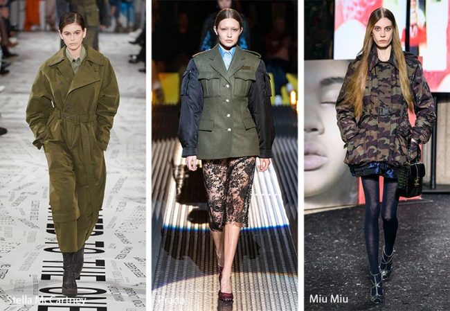 Abbigliamento stile militare moda inverno 2019 2020 Abbigliamento stile militare moda inverno 2019 2020