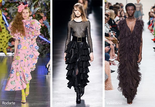 Abiti con volant moda inverno 2019 2020 Abiti con volant moda inverno 2019 2020