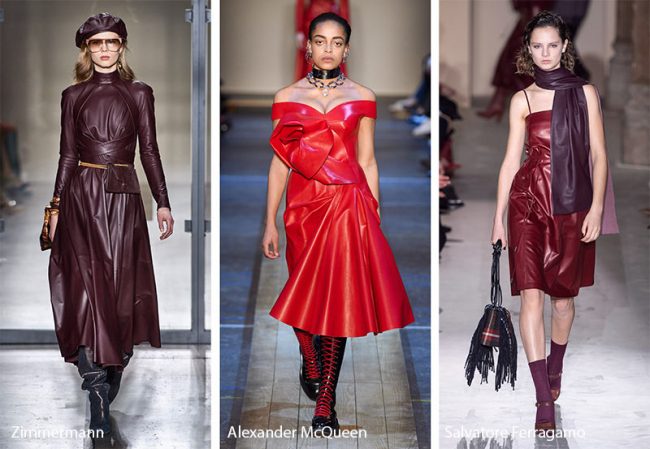 Abiti in pelle moda inverno 2019 2020 Abiti in pelle moda inverno 2019 2020