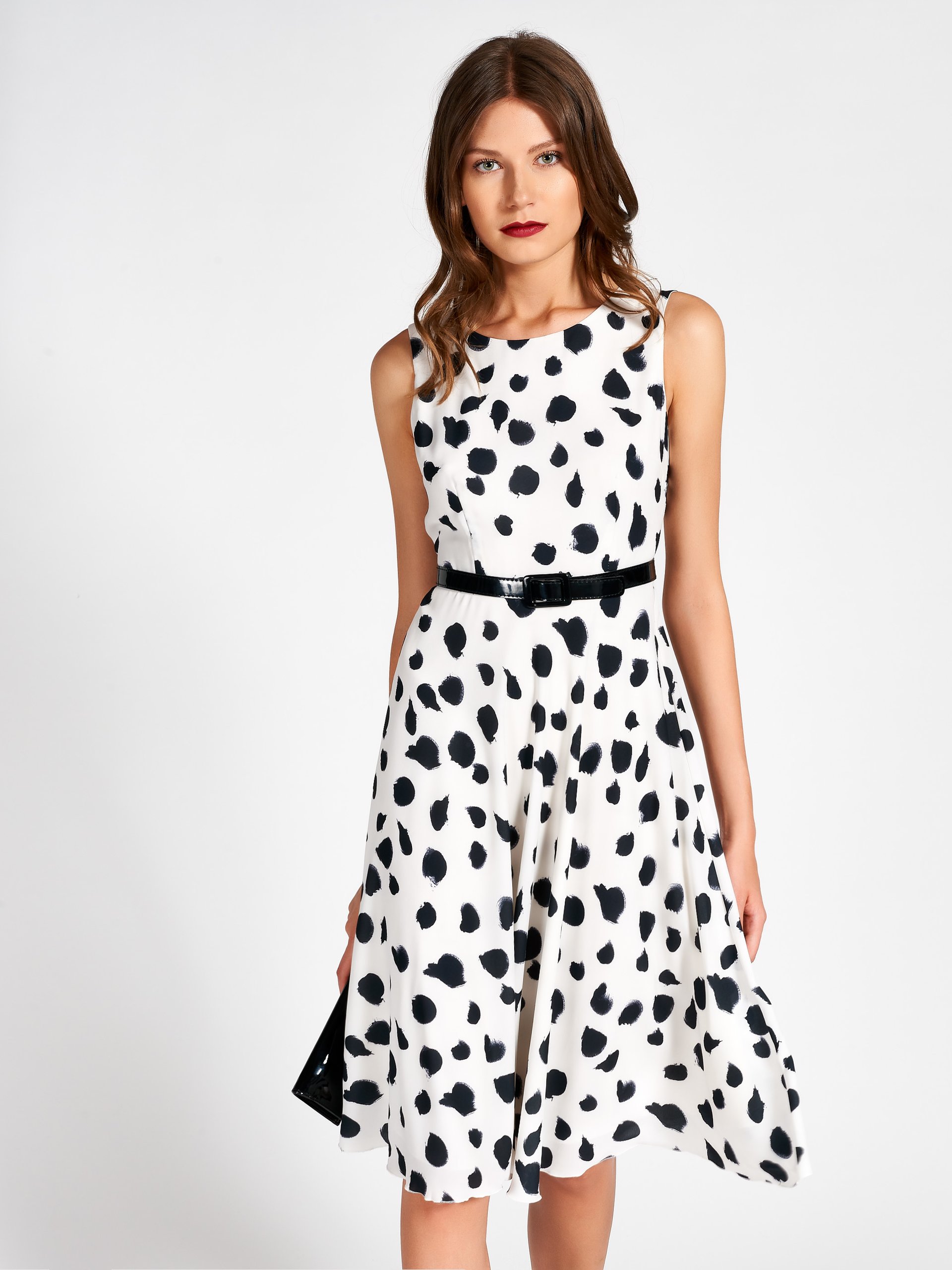 Abito midi smanicato Rinascimento autunno inverno 2019 2020