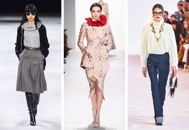 Colletti arricciati moda inverno 2019 2020 Colletti arricciati moda inverno 2019 2020